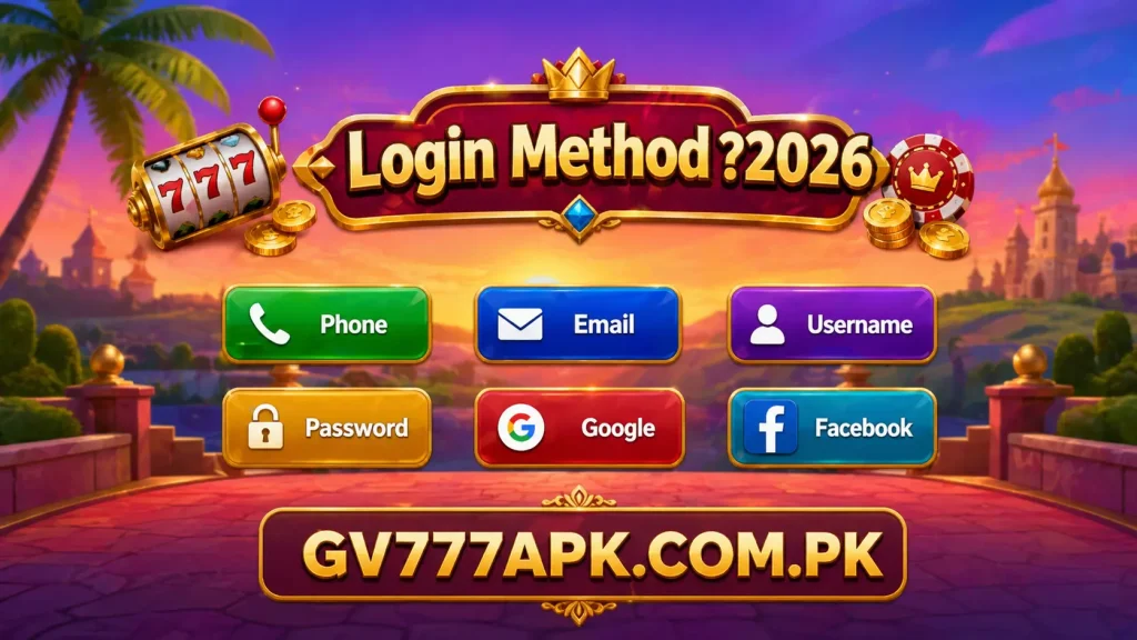 GV777 game Login Method Image