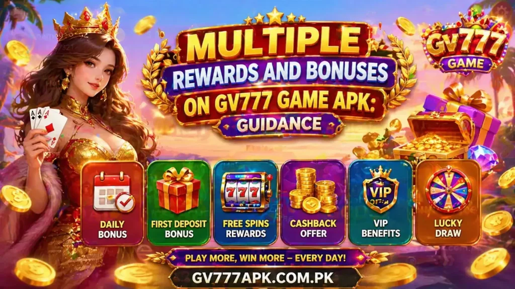 Multiple Rewards and Bonuses on the GV777 Game APK Guidance
