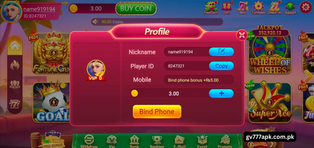 GV777 Game Download APK 