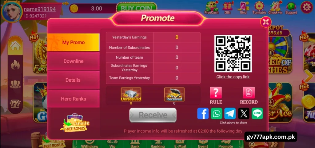 GV777 Game Download APK 
